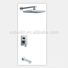 bathroom concealed exquisite square rain shower set faucet